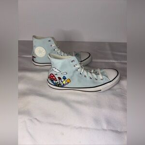 Converse Chuck Taylor All Star Hi "Mushrooms" sneaker Women’s Size 10 Pre Owned